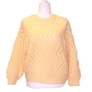ON SALE Vintage Yellow Sweater